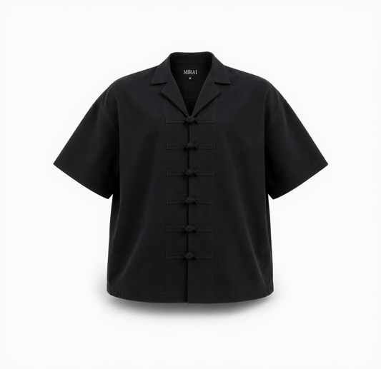 Eastern Boxy Shirt - Black