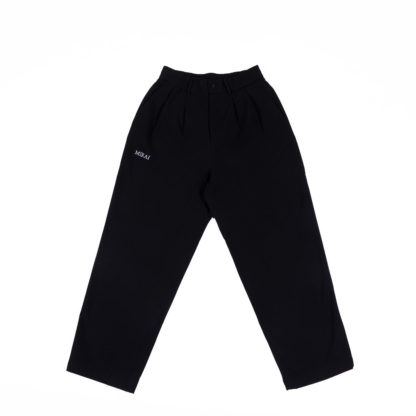 Straight Crease Pants - Black