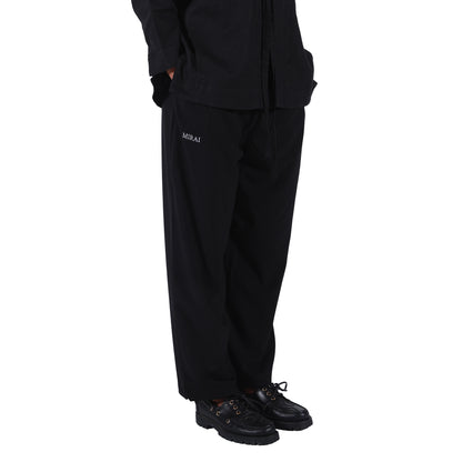 Straight Crease Pants - Black